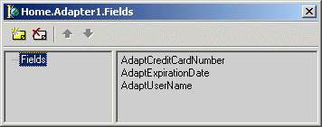 figuur 2. adapter fields editor